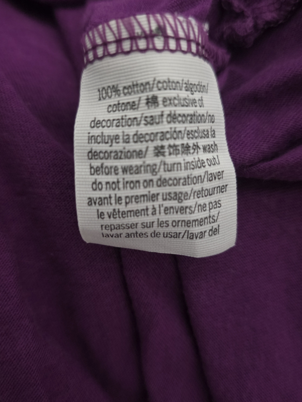 PINK Victoria's Secret Women's Long Sleeve Crewneck Tee in Purple - Picture 6 of 9